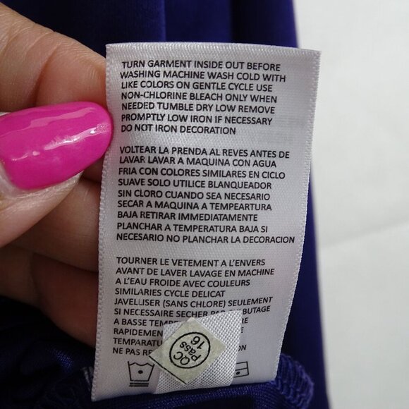 Champion LSU Tigers Long Sleeve Shirt Athletic Top Men Size L Purple Polyester - Picture 8 of 11